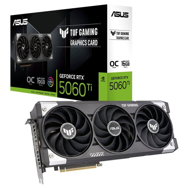 Tarjeta Gráfica Asus TUF Gaming GeForce RTX 5060 Ti OC 16GB GDDR7 DLSS4