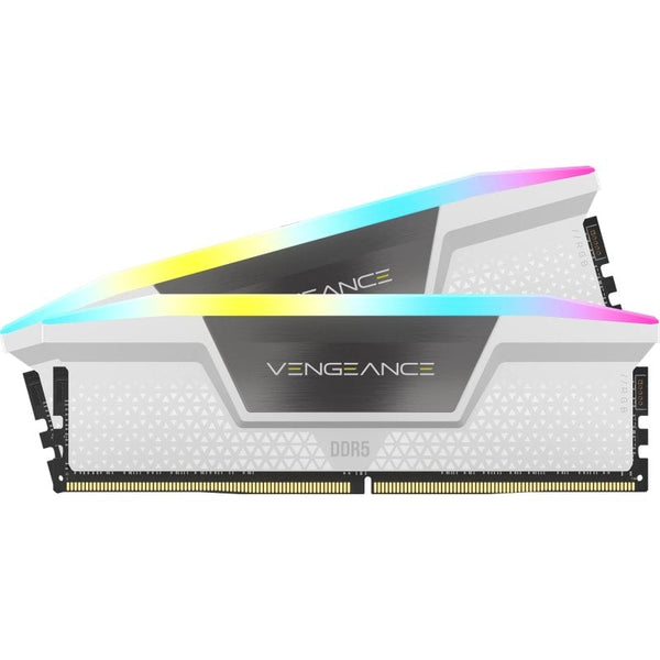 Memoria RAM Corsair Vengeance RGB DDR5 6000MHz PC5-48000 32GB 2x16GB CL36 Blanca