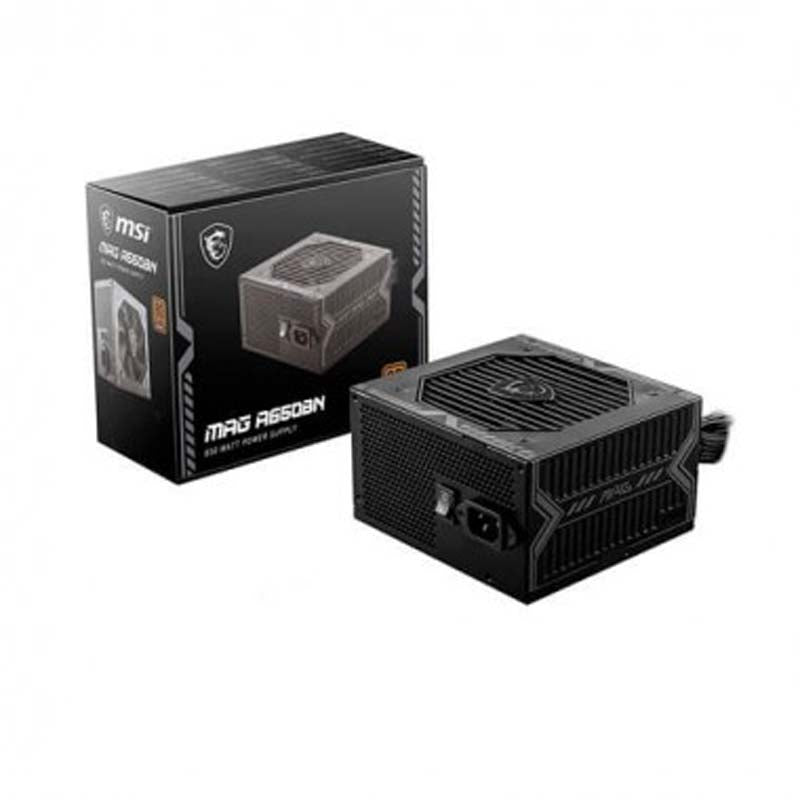 Fuente/PSU MSI MAG A650BN 80 Plus Bronce 650W Fuentes de Alimentación