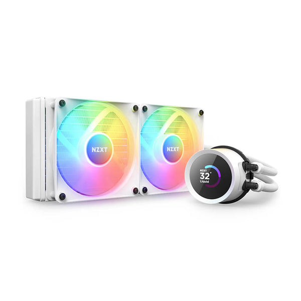 Kit Refrigeración Líquida NZXT Kraken 240 RGB LCD Display Blanco