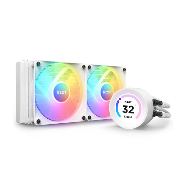 Kit Refrigeración Líquida NZXT Kraken Elite 240 RGB LCD Display Blanco