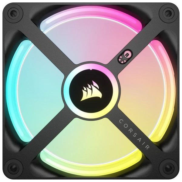 Ventilador Corsair QX120 RGB 120mm Negro
