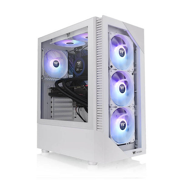 Caja/Torre Thermaltake View 200 TG ARGB Snow Blanco