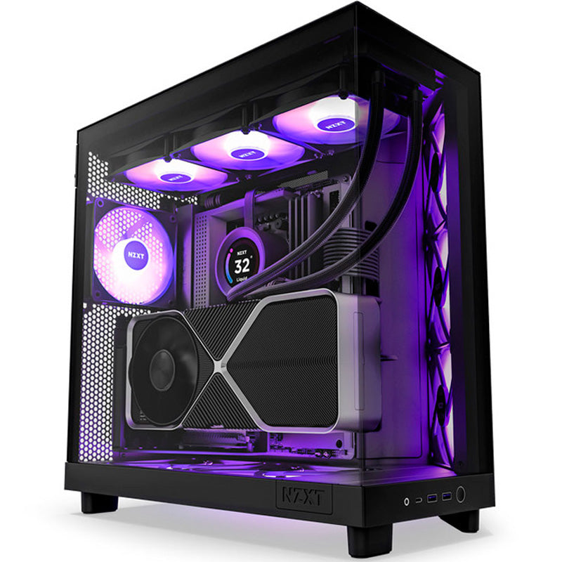 Caja/Torre NZXT H6 Flow RGB Negro