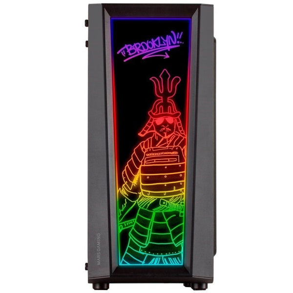 Caja/Torre Mars Gaming Artística MC-ART Gaming Negro