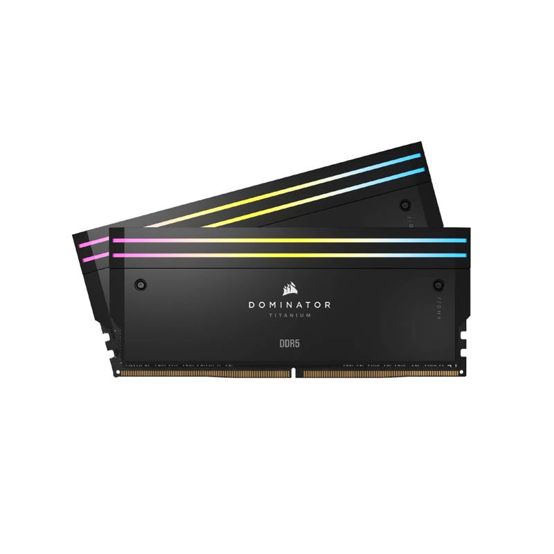 Memoria DDR5 Corsair Dominator Titanium RGB 96GB 2x48GB 6600MHz CL32 XMP 3.0 Negro