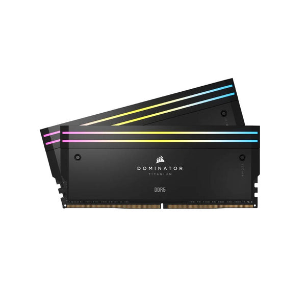 Memoria DDR5 Corsair Dominator Titanium RGB 96GB 2x48GB 6600MHz CL32 XMP 3.0 Negro
