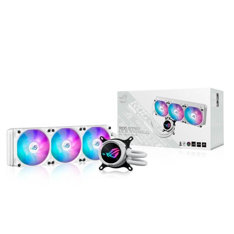Kit Refrigeración Líquida Asus ROG Strix LC III 360 ARGB Blanco