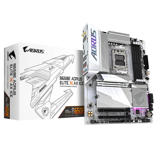 Placa Base Gigabyte B650E Elite X AX ICE Socket AM5