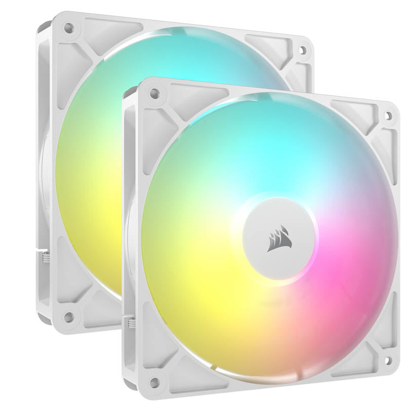 Ventilador Corsair RS140 ARGB PWM 140mm Dual Pack Blanco