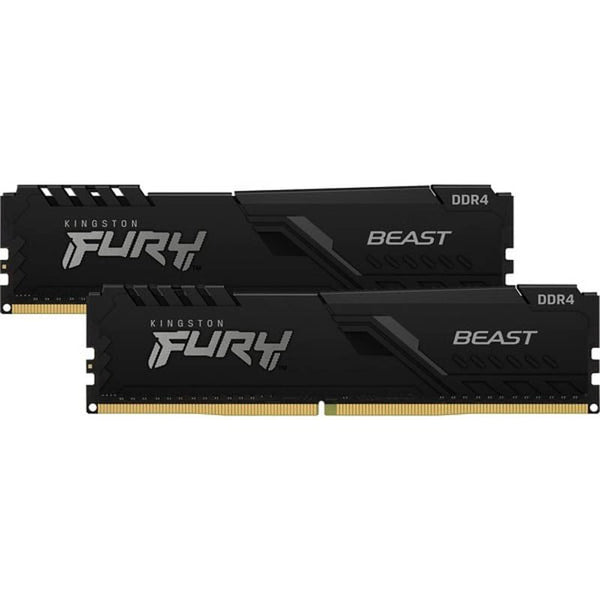 Memoria DDR4 Kingston Fury Beast 32GB 2x16GB 3200MHz CL16 XMP Negro