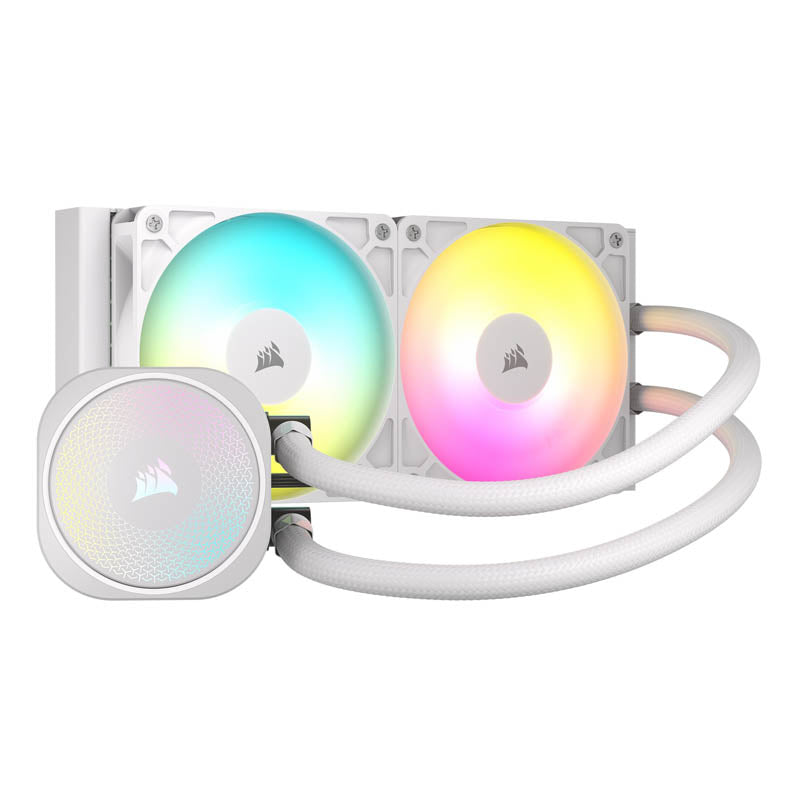 Kit Refrigeración Líquida Corsair iCUE NAUTILUS ARGB 240 RS Blanco