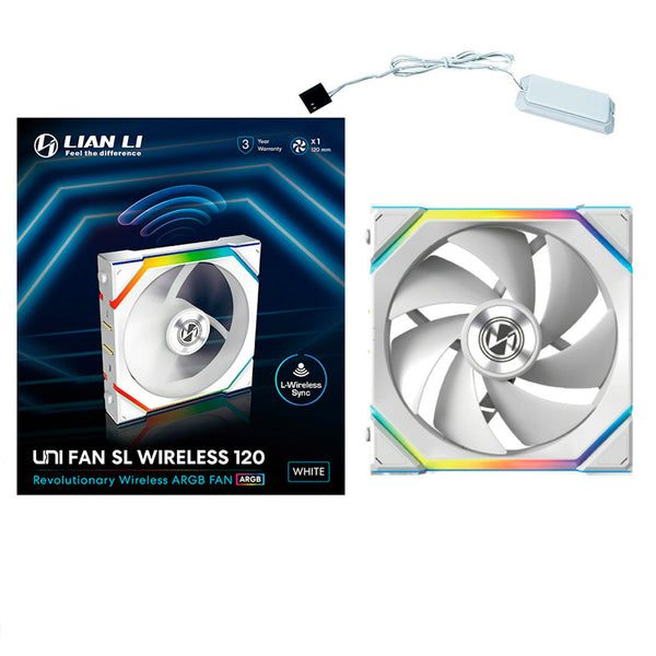 Ventilador Lian Li Uni Fan SL ARGB 120mm Wireless Blanco