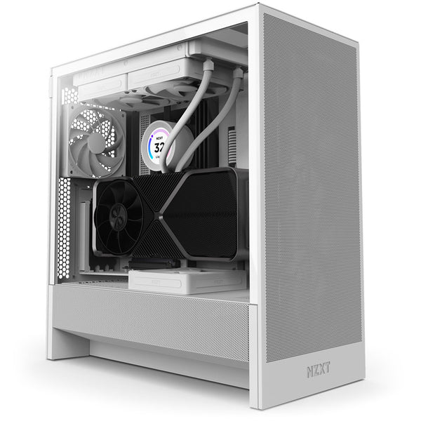 Caja/Torre NZXT H5 Flow Blanco