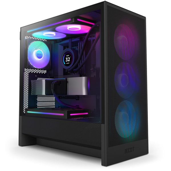 Caja/Torre NZXT H5 Flow RGB Negro