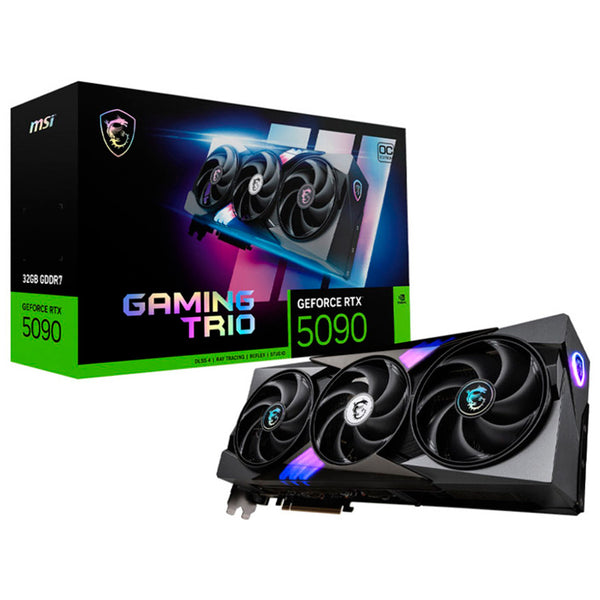 Tarjeta Gráfica MSI GeForce RTX 5090 GAMING TRIO OC 32GB GDDR7 DLSS4