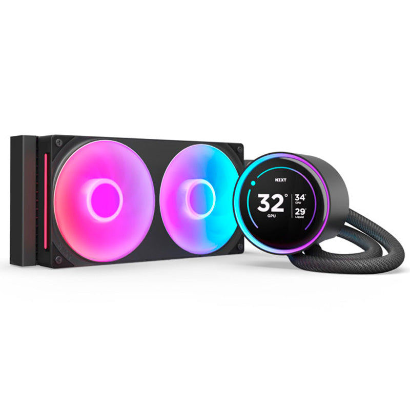 Kit Refrigeración Líquida NZXT Kraken Elite 240 RGB (2025) LCD Display Negro