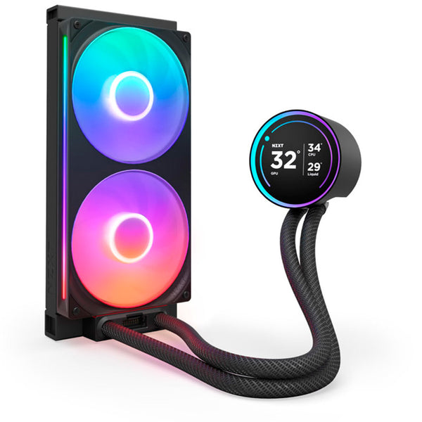 Kit Refrigeración Líquida NZXT Kraken Elite 280 RGB (2025) LCD Display Negro
