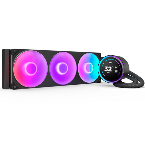 Kit Refrigeración Líquida NZXT Kraken Elite 360 RGB (2025) LCD Display Negro