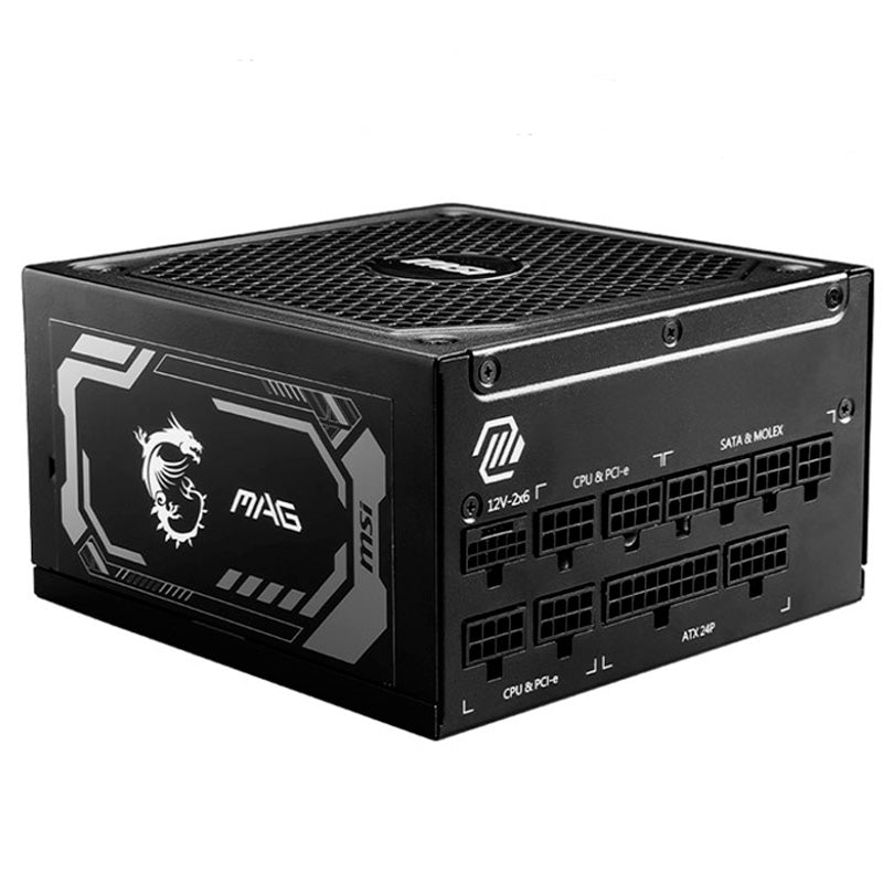 Fuente/PSU MSI MAG A1250GL 80 Plus Gold 1250W ATX 3.1 PCIE 5.1 Modular