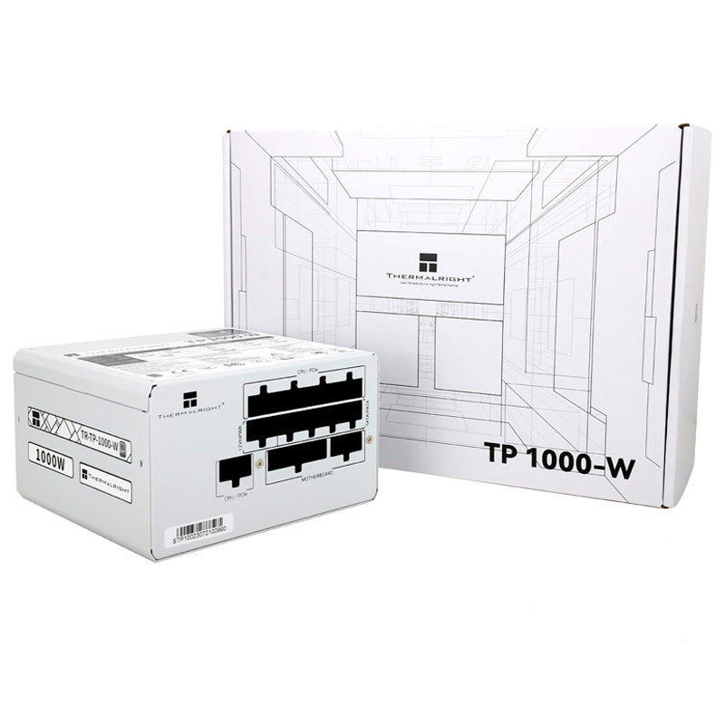Fuente/PSU ThermalRight TR-TP 1000-W 80 Plus Platinum 1000W ATX 3.0 PCIE 5.0 Modular Blanco