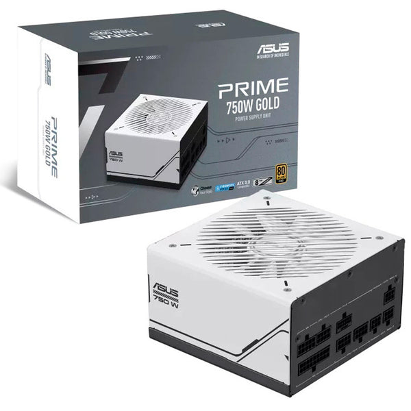 Fuente/PSU Asus Prime AP-750G 80 Plus Gold 750W ATX 3.1 PCIE 5.1 Modular Blanco
