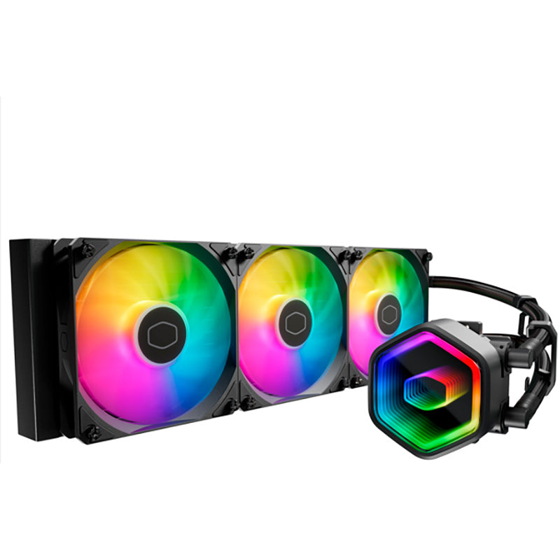 Kit Refrigeración Líquida Cooler Master MasterLiquid 360 Core II Lite ARGB 360mm Negro