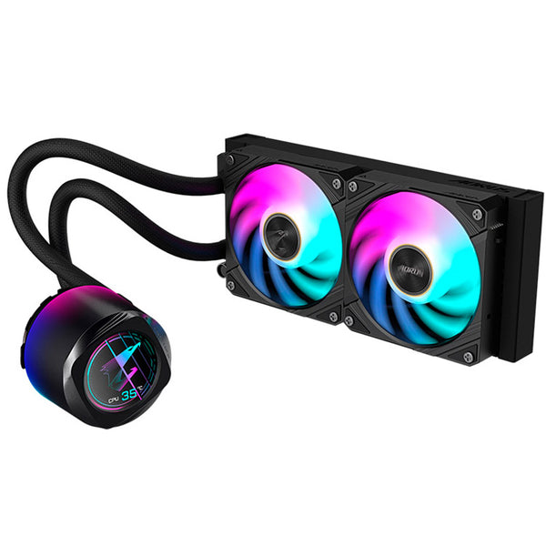 Kit Refrigeración Líquida Gigabyte AORUS WATERFORCE X II 240 ARGB LCD Negro