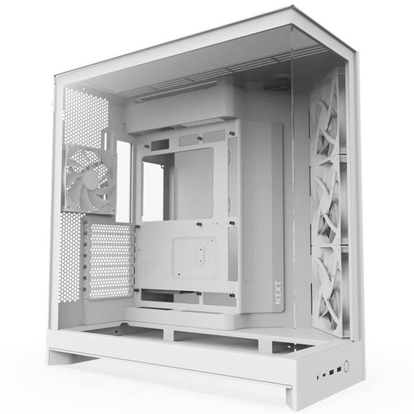 Caja/Torre NZXT H9 Flow (2025) Blanco