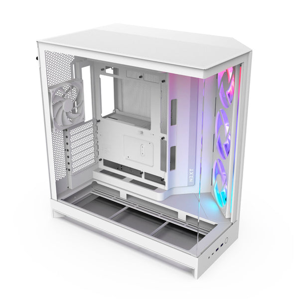 Caja/Torre NZXT H9 Flow RGB (2025) Blanco