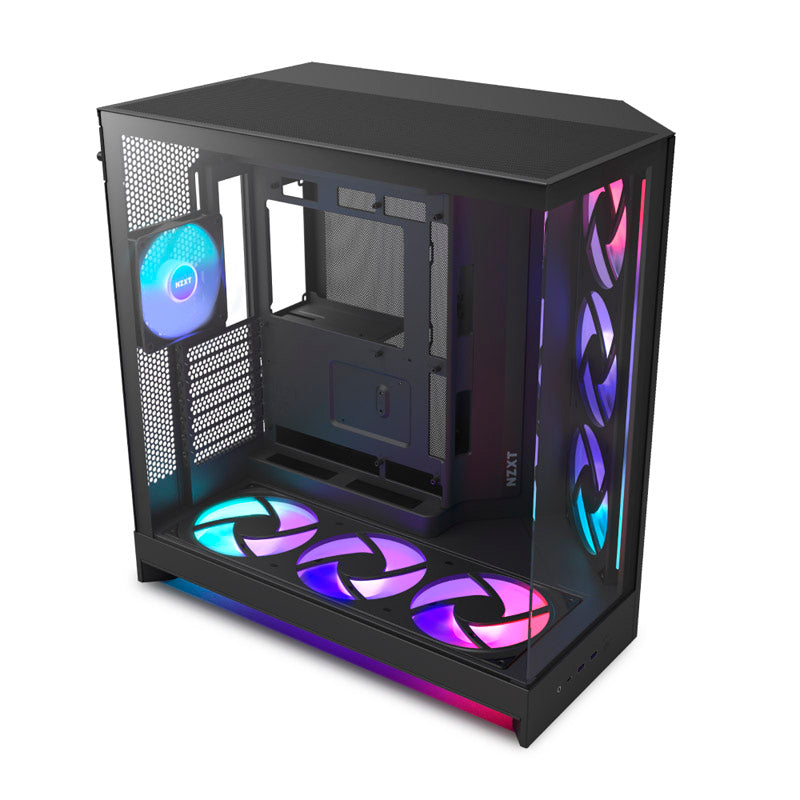 Caja/Torre NZXT H9 Flow RGB Plus (2025) Negro