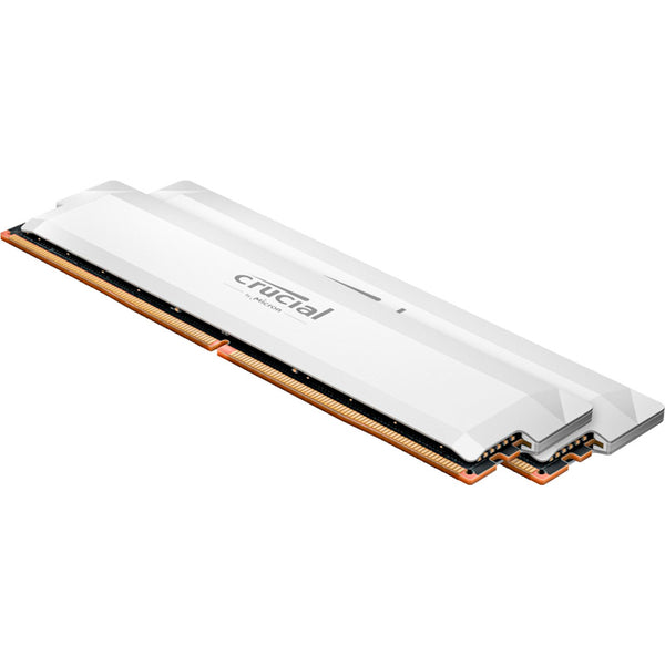 Memoria DDR5 Crucial Pro OC 32GB 2x16GB 6400MHz CL38 EXPO-XMP Blanco