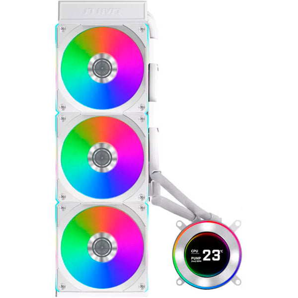 Kit Refrigeración Líquida Lian Li Hydroshift II LCD 360R Blanco