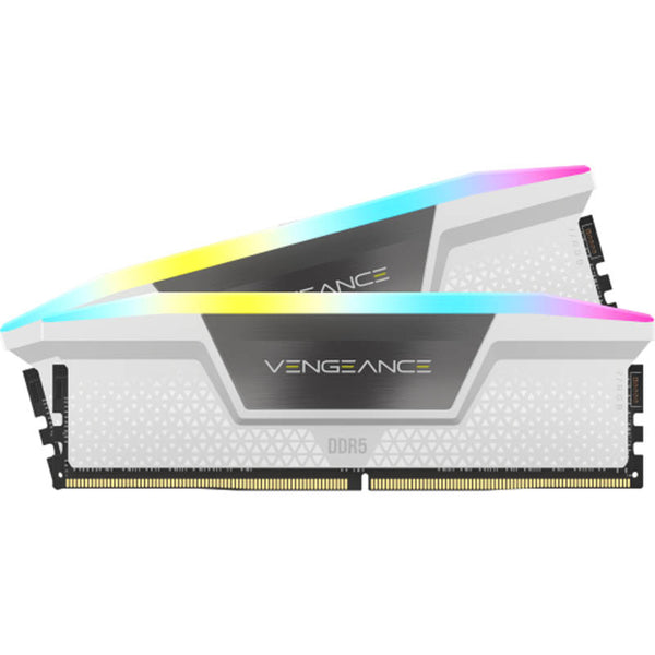 Memoria DDR5 Corsair Vengeance RGB 64GB 2x32GB 6400MHz CL32 XMP Blanco
