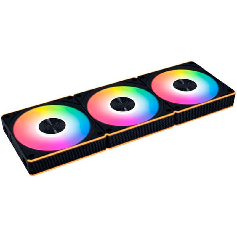 Ventilador Lian Li Uni Fan CL120 Wireless ARGB Reverse Triple Pack Negro